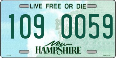 NH license plate 1090059