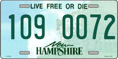NH license plate 1090072