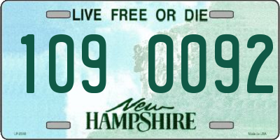 NH license plate 1090092