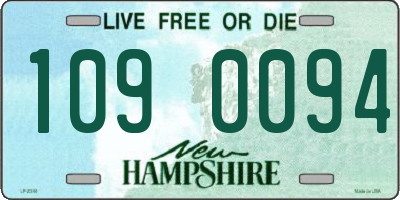 NH license plate 1090094