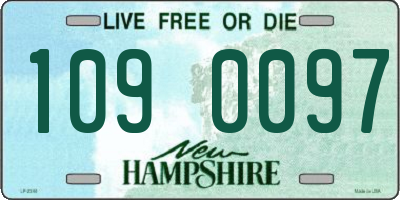 NH license plate 1090097
