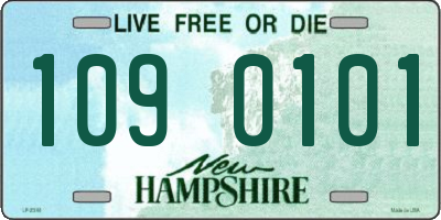 NH license plate 1090101