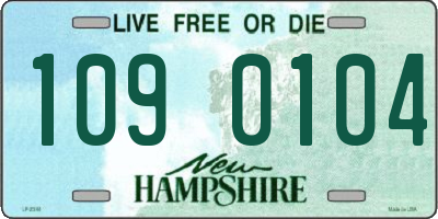 NH license plate 1090104