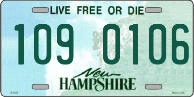 NH license plate 1090106