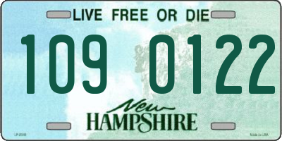 NH license plate 1090122