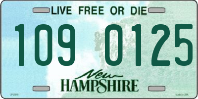 NH license plate 1090125