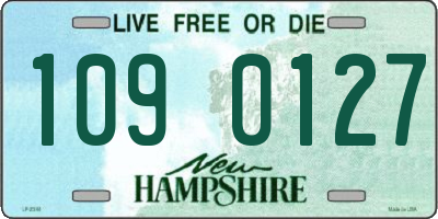 NH license plate 1090127
