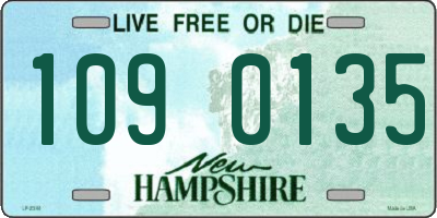 NH license plate 1090135