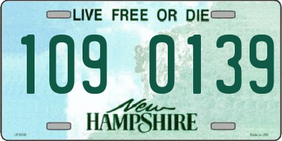 NH license plate 1090139