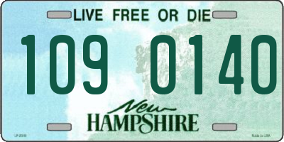 NH license plate 1090140