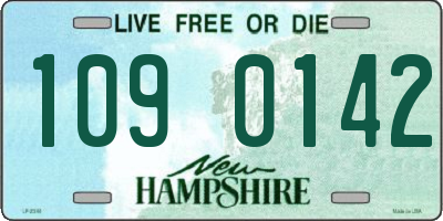 NH license plate 1090142