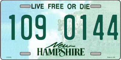 NH license plate 1090144