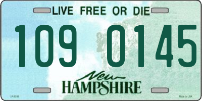 NH license plate 1090145
