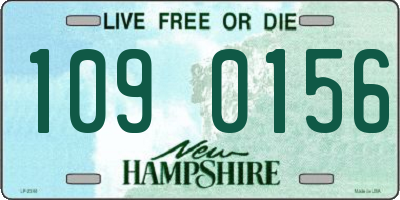 NH license plate 1090156