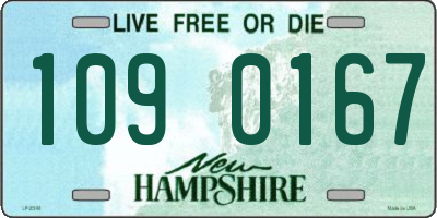 NH license plate 1090167