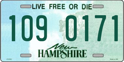 NH license plate 1090171