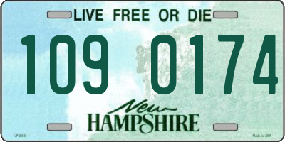 NH license plate 1090174