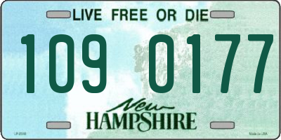 NH license plate 1090177