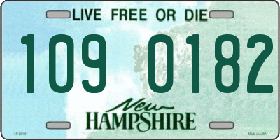 NH license plate 1090182