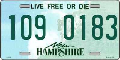 NH license plate 1090183