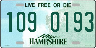 NH license plate 1090193