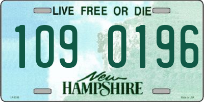 NH license plate 1090196