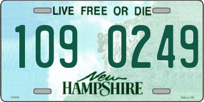 NH license plate 1090249