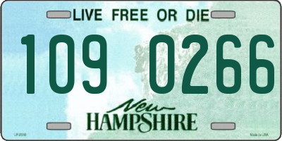 NH license plate 1090266
