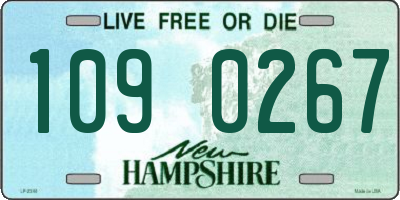 NH license plate 1090267