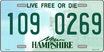 NH license plate 1090269
