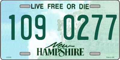 NH license plate 1090277