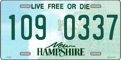 NH license plate 1090337