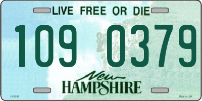 NH license plate 1090379