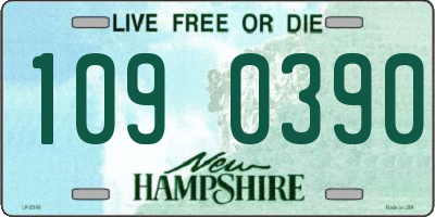 NH license plate 1090390