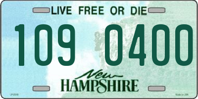 NH license plate 1090400