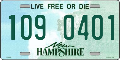 NH license plate 1090401