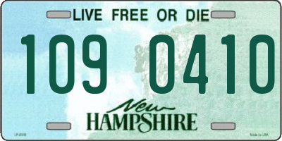 NH license plate 1090410