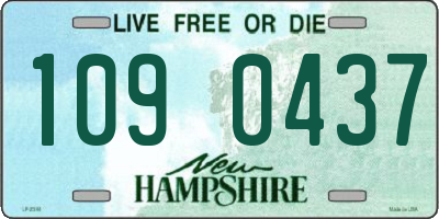 NH license plate 1090437