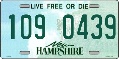 NH license plate 1090439