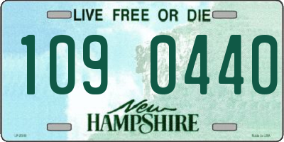 NH license plate 1090440