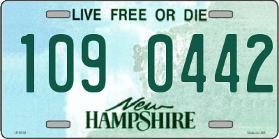 NH license plate 1090442