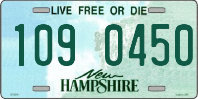 NH license plate 1090450