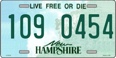 NH license plate 1090454