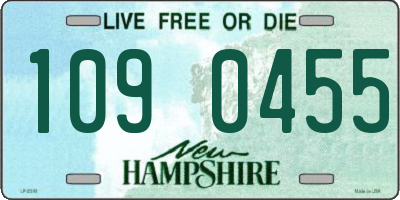 NH license plate 1090455
