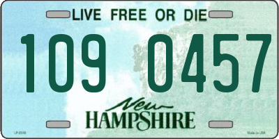 NH license plate 1090457
