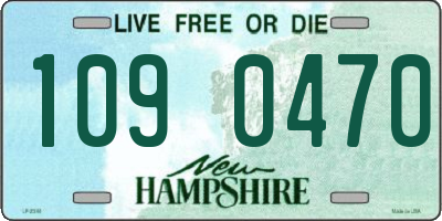 NH license plate 1090470