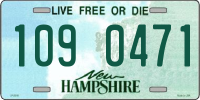 NH license plate 1090471