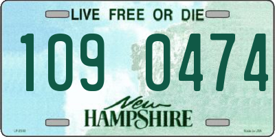 NH license plate 1090474