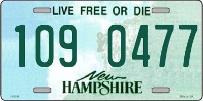 NH license plate 1090477