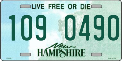 NH license plate 1090490